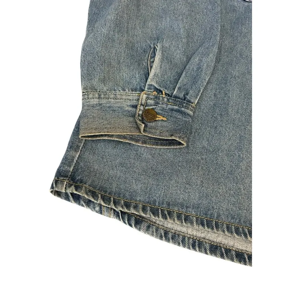Karl Kani Shirt Vintage Denim 2Pac 90’s Hip Hop Made In USA Size XL